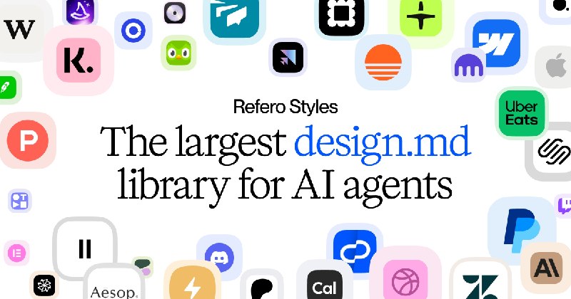 DESIGN.md Examples for AI Agents | Refero Styles
