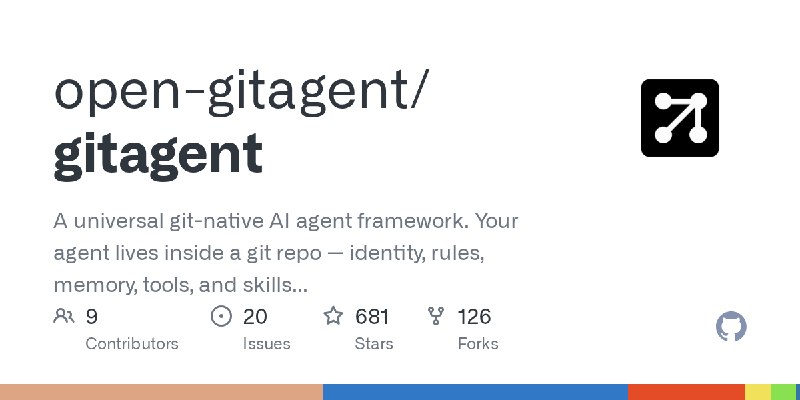GitHub - open-gitagent/gitagent: A universal git-native AI agent framework. Your agent lives inside a git repo — identity, rules…